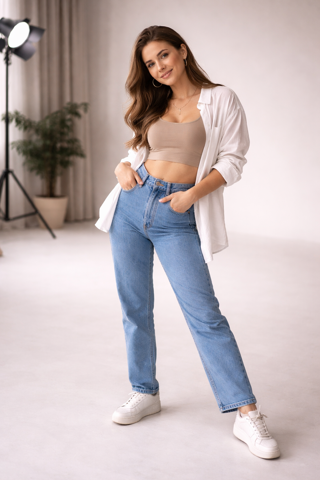 Модель Анна — пример виртуальной примерки